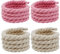 Tomedeks 2 Paia Lacci Corda Per Air Force 1, 8 Mm/150 Cm Lacci Campus 00S, Lacci Corda Rotondi, Lacci Scarpe Per Scarpe Da Ginnastica, Scarpe Da Corsa, Scarpe Sportive (Beige/Rosa)