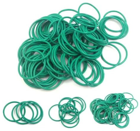 Dichtungsring, O-Ring, Isolieröl, hohe Temperaturbeständigkeit, Fluorkautschuk, O-Ring, grün, AD 4–70 mm, CS 1–2,4 mm, AD 47 mm, CS 1,5 mm, 10 Stück