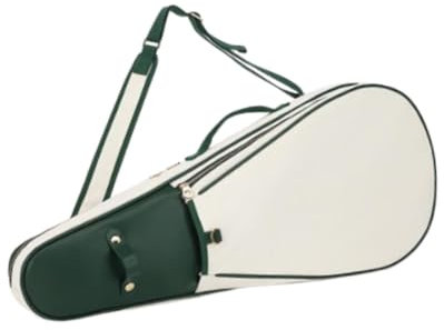 rockible Tennis Tasche Tennis Schläger Tasche Leichte Tennis Schläger Abdeckung Tasche Badminton Schläger Tasche, Weiß