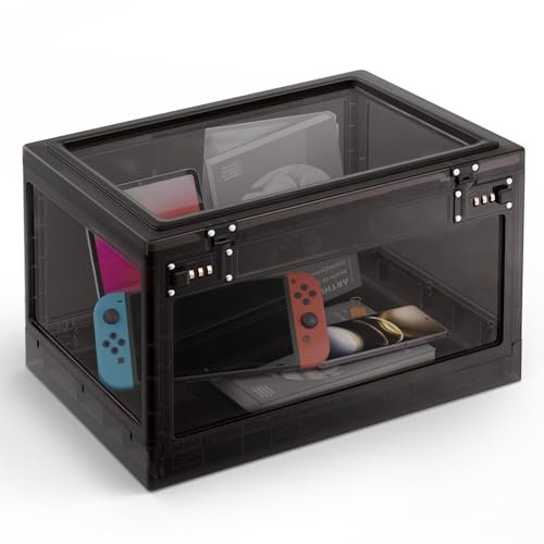 Warmiehomy Foldable Lockable Medicine Storage Box with Combination Lock for Home, Office, School Safety
