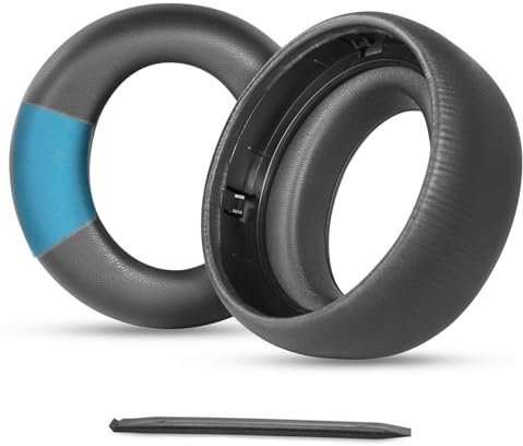 YunYiYi Ersatz-Ohrpolster, kompatibel mit PlayStation Pulse Elite Wireless Headset, Protein-Leder-Ohrpolster, Abdeckungen (nicht für Pulse 3D-Kopfhörer geeignet)