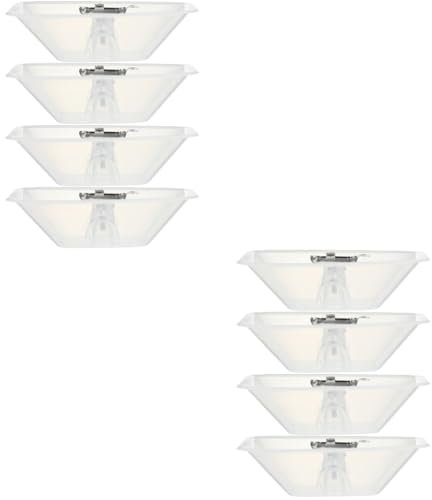 jojofuny 2 Series Recibidor De Aceite Colector De Aceite De Campana Extractora Contenedor De e Usado De Campana Extractora Colador Taza De e De 4 Piezas