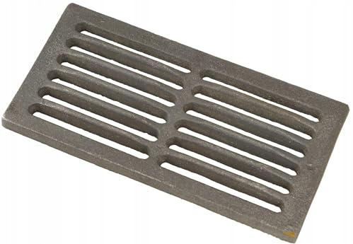 FEINZ Kaminofen-Rost 305x150 mm | Gusseisen, Ersatz-Rost, Kamin, Küchenofen, Holzheizung, massiv, hitzebeständig, passgenauer Einsatz