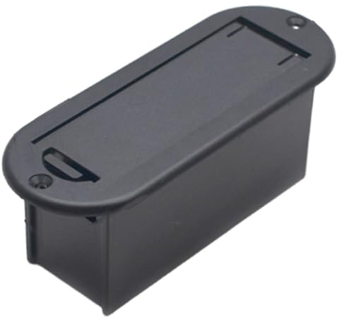 Amagogo Boîtier de pile 9V pour, accessoires légers pour guitare et basse actives (remplacement).