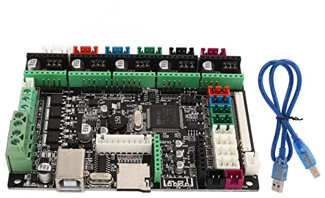 Baxnore Kit scheda di controllo stampante 3D Mini parti del controller integrato portatile della scheda madre (Modello di scheda madre separata)