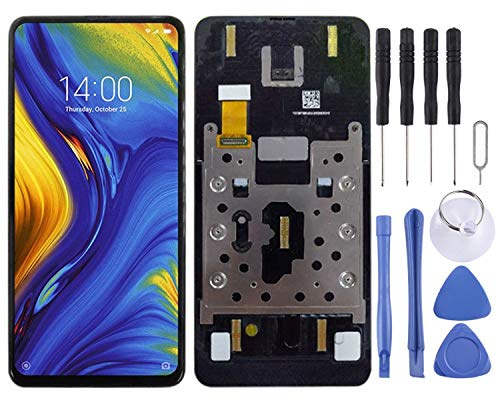 Pantalla LCD Premium Reemplazo Pantalla LCD para Xiaomi Mi Mix 3 Digitalizador Asamblea completa con marco (negro)