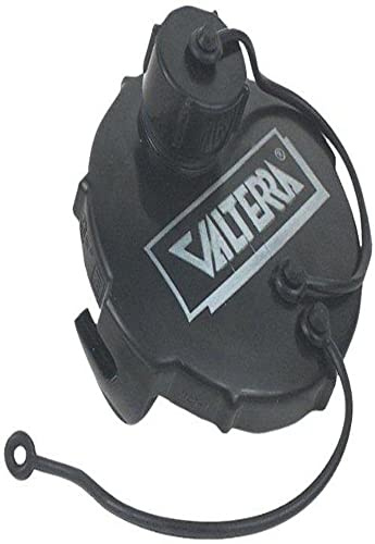 Valterra T1020 T1020-1 Waste Valve 3 with Capped 3/4 GHT, Black, Bulk, 3 Inch