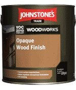5 LTR JOHNSTONE'S WOODWORKS OPAQUE WOOD FINISH SATIN EBONY