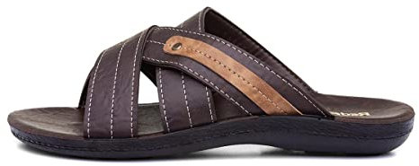 Red Fish Edgar Mens Dark Brown Mule Sandal - Size 9 - Brown