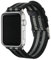 Archer Watch Straps - Premium Nylon Straps for Apple Watch (Black/Gray, Stainless, 44/45/46/49mm)