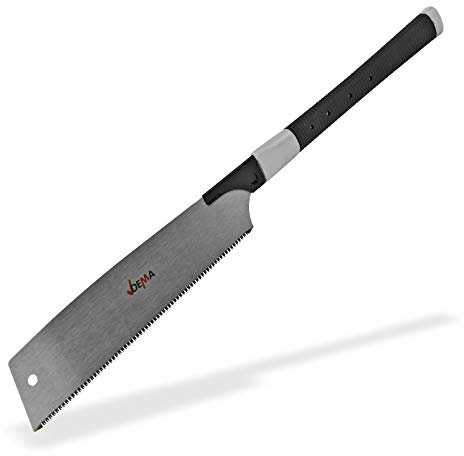 DEMA Japansäge Kataba 265 mm - Zugsäge, Chinasäge, Handsäge, Holzsäge, Japansäge mit Kunststoffgriff - präzise, langlebig, ergonomisch - Holzarbeiten, Garten, Heimwerker, DIY
