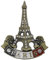Wedare Magnet Souvenir 3D Diamant Paris Frankreich Kühlschrank Kühlschrankmagnet Tourist Souvenirs Metallhandwerk Magnetische Aufkleber Küche Dekoration Reise Geschenk