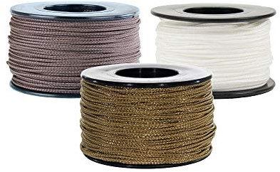Paracord Planet Micro Cord Multi-Packungen – 454 kg. Zugfestigkeitsmikroschnur zum Basteln und für Gebrauchszwecke – Packungen mit verschiedenen Mikroschnurspulen nach Auswahl, Smores