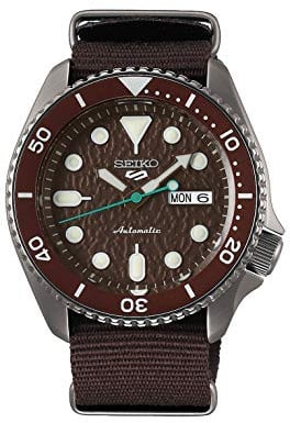 Seiko Men's Analogue Automatic Watch with Cloth Strap SRPD85K1