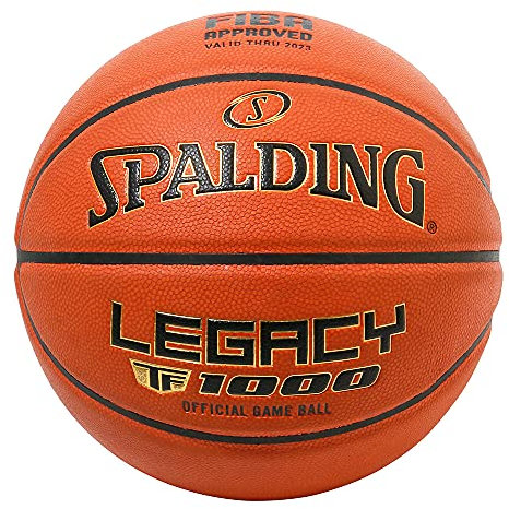 Spalding TF-1000 FIBA JBA Official Ball No. 7 Ball Brown Basketball Basket