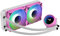 AEROCOOL MIRAGEL240PK, CPU-Flüssigkeitskühlung, 2x12cm ARGB-Lüfter, TDP 400W, Pink