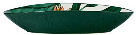 Maxwell & Williams DR0464 Servier-Schale oval 25 x 17 cm – Night Dinner – Keramik bunt mit Blüten-Blätter, Geschenkbox