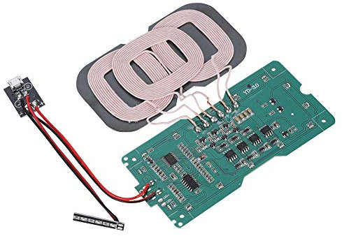 Qi Wireless Charger PCBA Circuit Board, 3 Coil Micro USB Port DIY Kit, Compatible with Qi Standard Phones