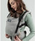 Isara The One Misty Linen - verstellbaren Babybauchtrage - 3-20 kg - Für Neugeborenen ab geburt - Bauch und Rückentrage - baby tragesystem - 100% Bio Baumwolle