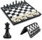 Prestige Chess Set Board Game – Magnetic Travel Chess Set with Portable/Folding Storage Board & Pieces - Traditional Strategy Game for Kids/Children/Adults