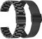 Correa de metal compatible con Kospet Tank M2/Kospet Tank T2, pulsera de acero inoxidable para Kospet Tank M2/T2 para hombre, accesorio para reloj inteligente (negro y negro)