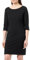 comma Damen 2140738 Kleid, 9999 schwarz, 46