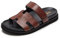 Steve Madden Herren Maiven Sandale, Braunes Leder, 41 EU