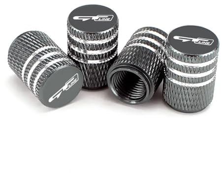 4 Stück Auto Reifen Ventilkappen Kompatibel mit für Kia GTLINE Elantra Sportage Stinger KX5 K3 K4 K5 Staub Und Wasser Ventilkappen Zubehör,B