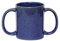 2activelife Keramiktasse mit doppeltem Griff: BPA-freies Doppelgriff-Design für sicheren Halt, 350 ml, elegante blaue Farbe, mikrowellengeeignetes Trinken (blau)