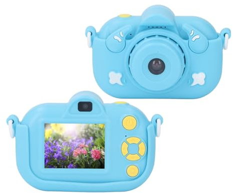 Kinderkamera, Automatische Autofokus-Kamera mit Zwei HD-Objektiven, Kleinkind-Kinderkamera, Digitale Videokamera, Enthält Mehrere Lustige Bilderrahmen, 2-Zoll-HD-IPS-Bildschirm