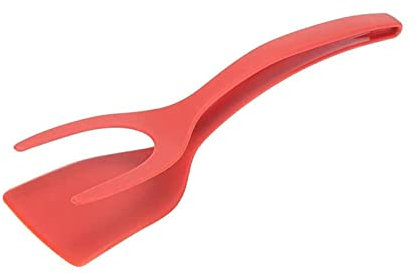 DMAIS Espátula para Huevos, Cuchara para cocinar Huevos, espátula con Pinzas para agarrar y Girar, volteadores de Huevos fritos Resistentes al Calor, Herramienta de Cocina para Tortilla, panqueques