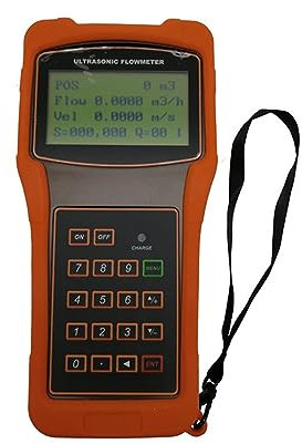 Caudalímetro de agua, Medidor de flujo de líquido ultrasónico digital TUF-2000H, HS, EB-1 Transductor de soporte de montaje Medidores de flujo DN15-700 mm para riego con manguera de jardín al aire lib