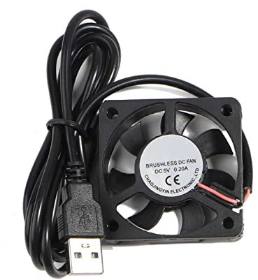5V USB Connector 4500-5500RPM PC Fan Heatsink Exhaust CPU Cooling Fan Replacement 50x50mm USB Fans CPU Cooling Radiator 5V 2Pin USB Fans For Computer Case- Server- Radiator 50x50mm Quiet