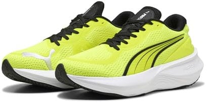 PUMA SCEND Pro 2, Zapatillas para Correr de Carretera Unisex Adulto, Yellow Alert Black, 41 EU