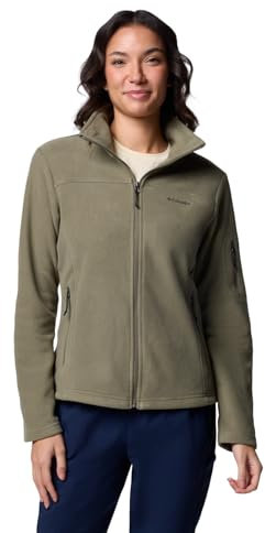 Columbia Fast Trek 2 Jacket, Giacca In Pile Con Cerniera Intera Donna, Stone Green, M