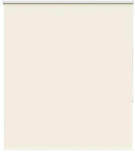 vidaXL Verdunkelungsrollo Cremeweiß 125x175cm Stoffbreite 121,6cm, Rollo, Klemmfix, Thermorollo, Verdunklungsrollo, Klemmrollo, Fensterrollo