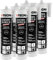TECPO 6X Scheibenkleber Quickly-Safe, 290ml MS-Polymer primerlos mit Kleb- und Dichtstoff-Technologie Scheibenklebstoff - Elastisch witterungsbeständiger Klebstoff zum Verkleben und Abdichten