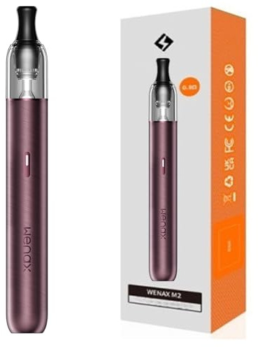 Wenax M2 Pod Kit Potenza massima 16 W Batteria integrata da 1200 mAh con cartuccia Wenax M da 2 ml Vaporizzatore da 0,8 ohm - Senza nicotina, senza liquido