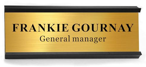 Personalised Office Name Plates for Doors 2.5 x 7 Custom Office Door Signs Door Name Plate with Double-Sided Tape Doors Plaque for Offices Meeting Room(Design 3)