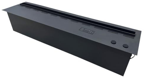 VEXDOSLE 3D Water Vapor Fireplace with Humidifier Flame Villa TV Cabinet Fireplace Simulation Flame Humidifier Home Living Room TV Cabinet Embedded Fireplace(180cm)