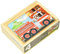 Melissa & Doug 13794 4 Holzpuzzle im Kästchen Fahrzeuge