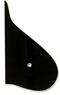 Pickguard for Mandolin Black 3-ply Allparts PG-9881-033