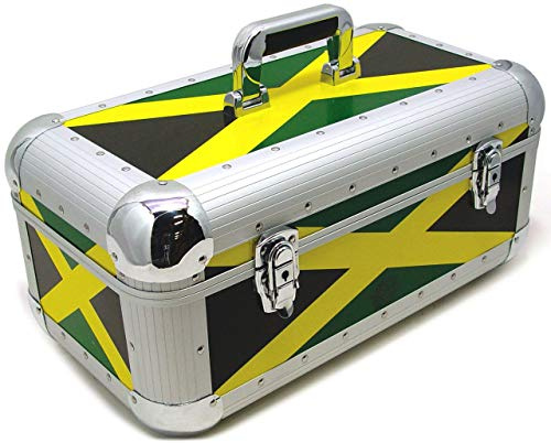 Zomo Recordcase RS-250 XT - Jamaica-Flag - Plattenkoffer für 7 Zoll Singles