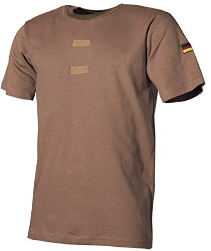 MFH 11051R BW Tropenhemd mit Abzeichen und Klett (Coyote/9/XXL)