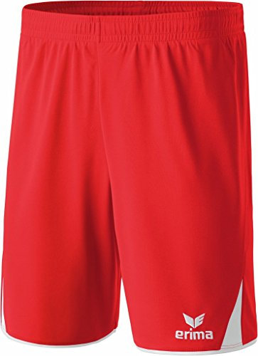 erima Damen Shorts 5-Cubes, rot/weiß, 44, 615313