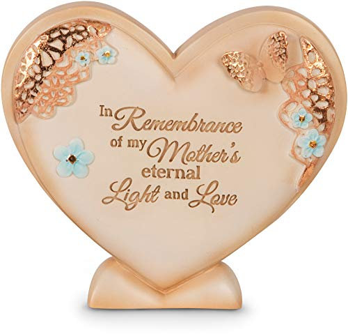 Pavilion Gift Company 19052 Light Your Way Memorial Mother's Light and Love Plaque, 4-Inch