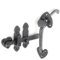 Noir Antique Iron Gate Door Suffolk Loquet 200mm
