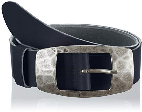 MGM Damen Gürtel Cordula, Gr. 80 cm, Blau (Marine 3)