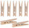 Ultnice Lot de 100 mini pinces à linge décoratives en bois 4,8 cm
