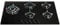 SIA GHG902BL 90cm Black Glass 5 Burner Gas Hob With Cast Iron Pan Stands & Wok Burner | LPG Kit, FFD